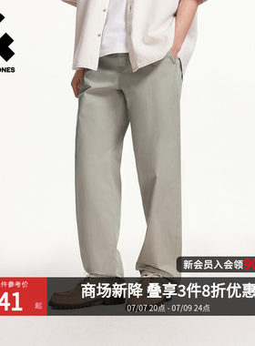 杰克琼斯男宽松多袋抽绳牛仔裤