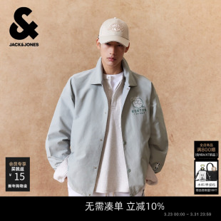 春季 杰克琼斯男装 凯尔特人队 夹克字母刺绣宽松 NBA联名款