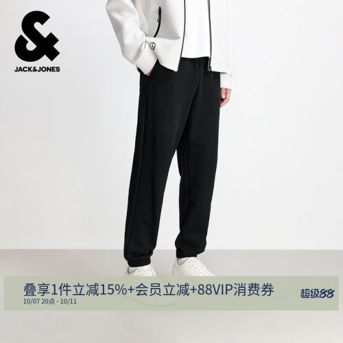 纯棉束脚卫裤休闲裤杰克琼斯
