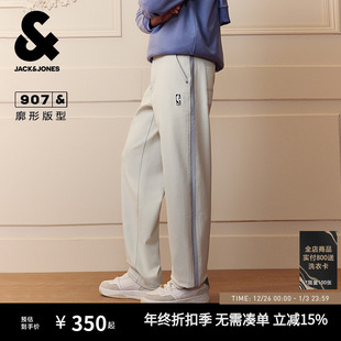 牛仔裤 子男款 秋季 贴布休闲宽松长裤 新款 907杰克琼斯NBA联名男装