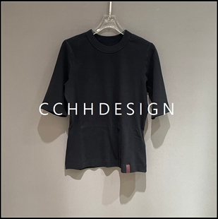 T恤女宽松显瘦百搭基础款 欧洲站女装 极简圆领短袖 新款 2026春季