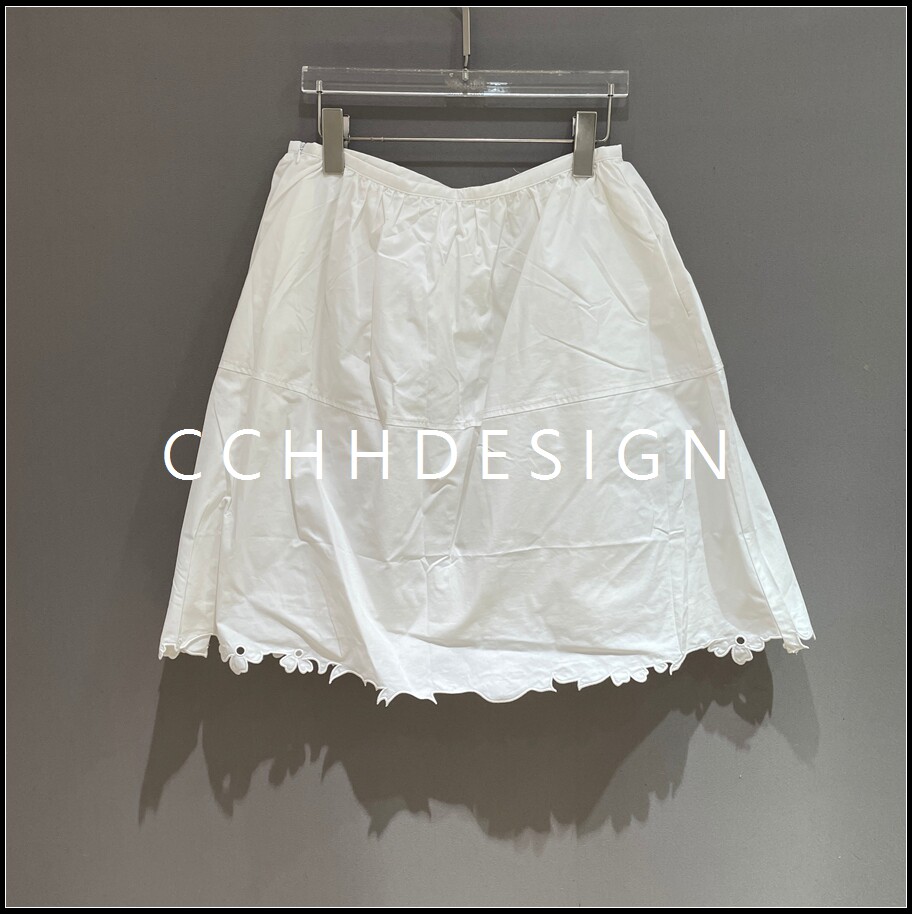 欧洲站女装2026夏季新款蕾丝花边半身裙松紧腰A字短裙清新度假风