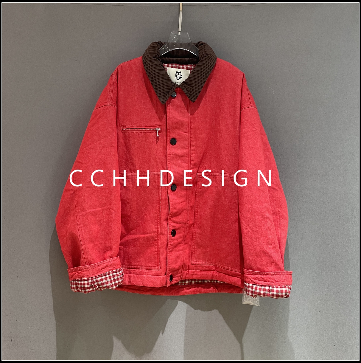 欧洲站女装2025冬季新款时尚翻领设计感洋气百搭宽松休闲牛仔外套