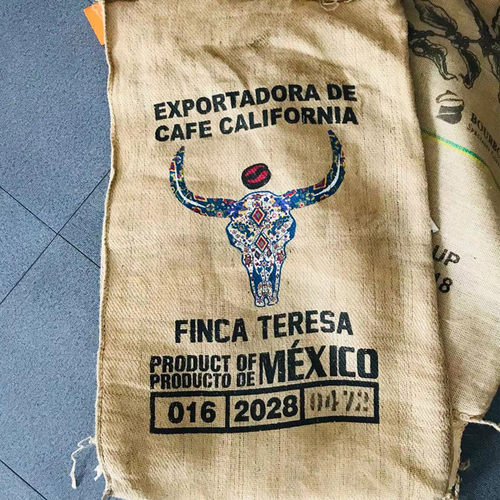 咖啡豆麻袋咖啡馆民宿diy