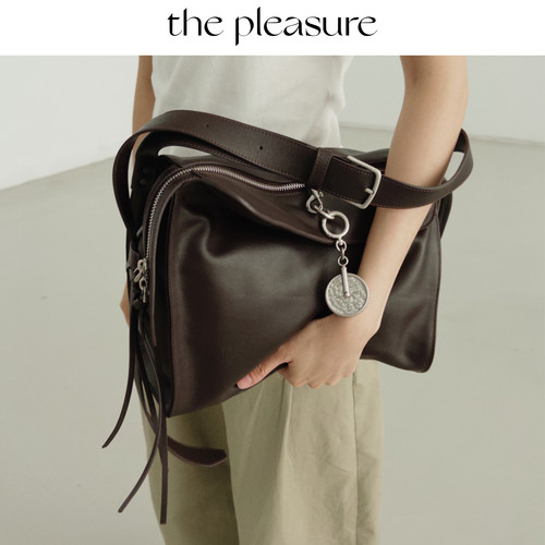 thepleasure新款漫游包30真皮反绒大容量单肩斜挎