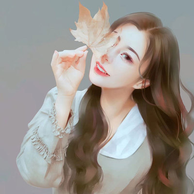 电子版纯手绘猫的画笔写实
