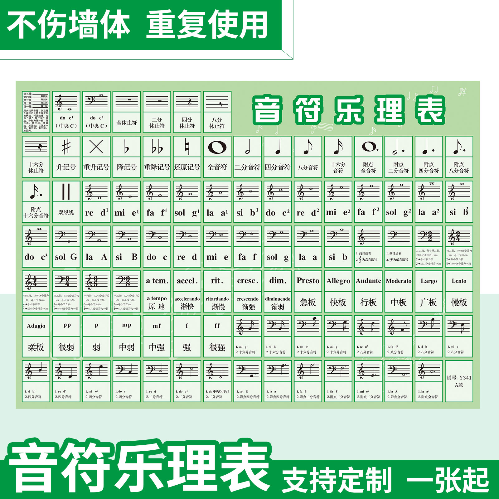 钢琴音符价格 钢琴音符图片 星期三