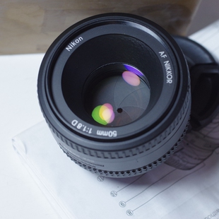 自动对焦人像镜头F口50定焦F1.8人像大光圈定焦人精 尼康50 1.8