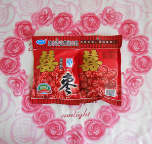 喜字 鸿早情阿胶枣 沧州金丝小枣 2.09元 150g/包  70包包邮