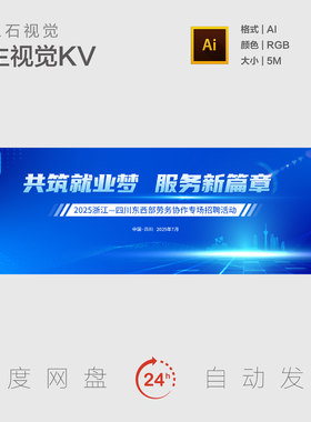 四川成都地标建筑文化旅游科技创新数字服务主视觉画面背景展板KV