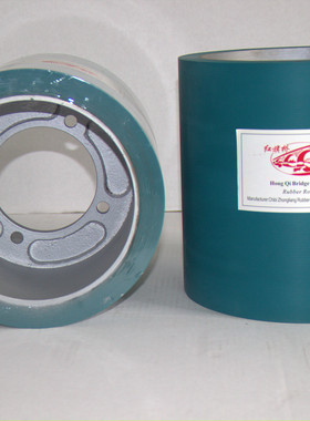 10寸第六代进口高耐磨砻谷机橡胶辊蓝色加厚型碾米机胶辊打米胶辊