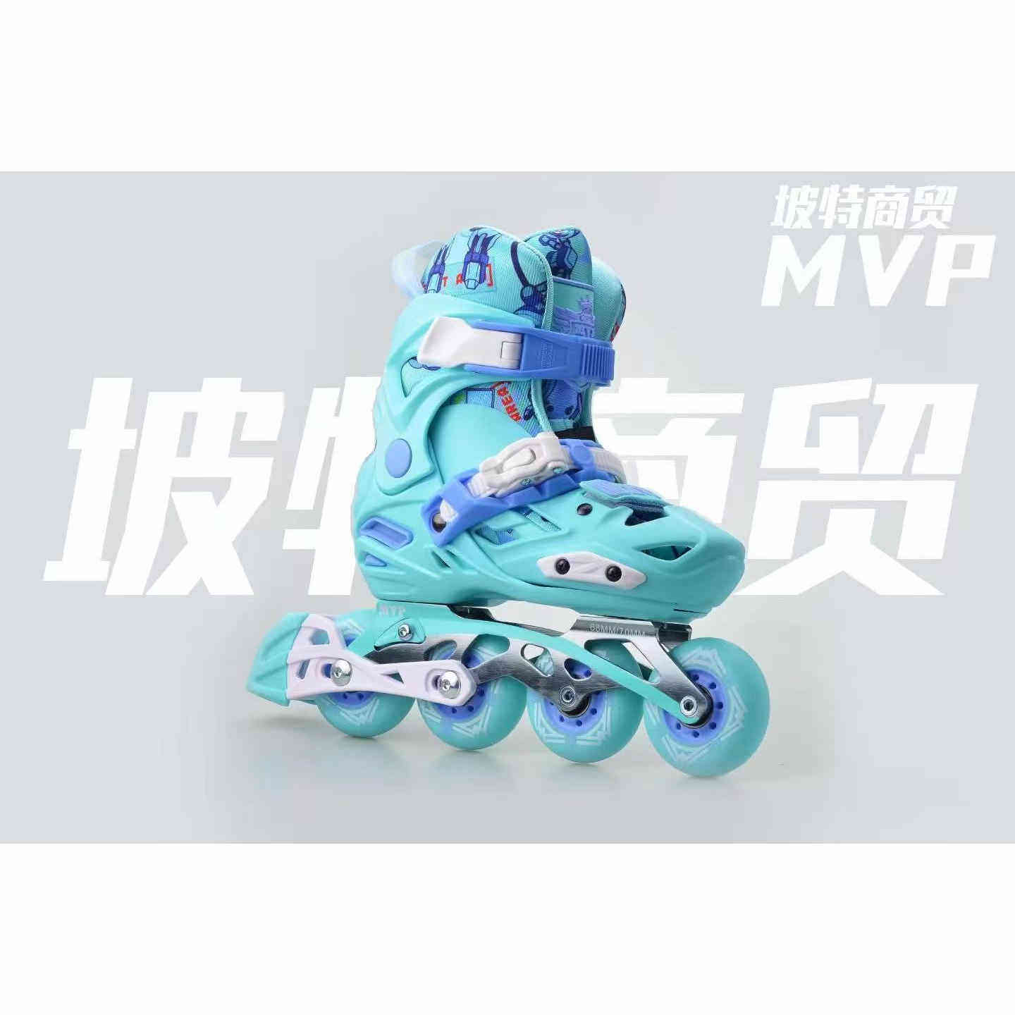 凯乐锐MVP儿童可调俱乐部培训专用平花休闲两用轮滑鞋