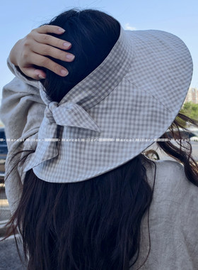 双面可戴女士空顶帽女透气遮阳帽