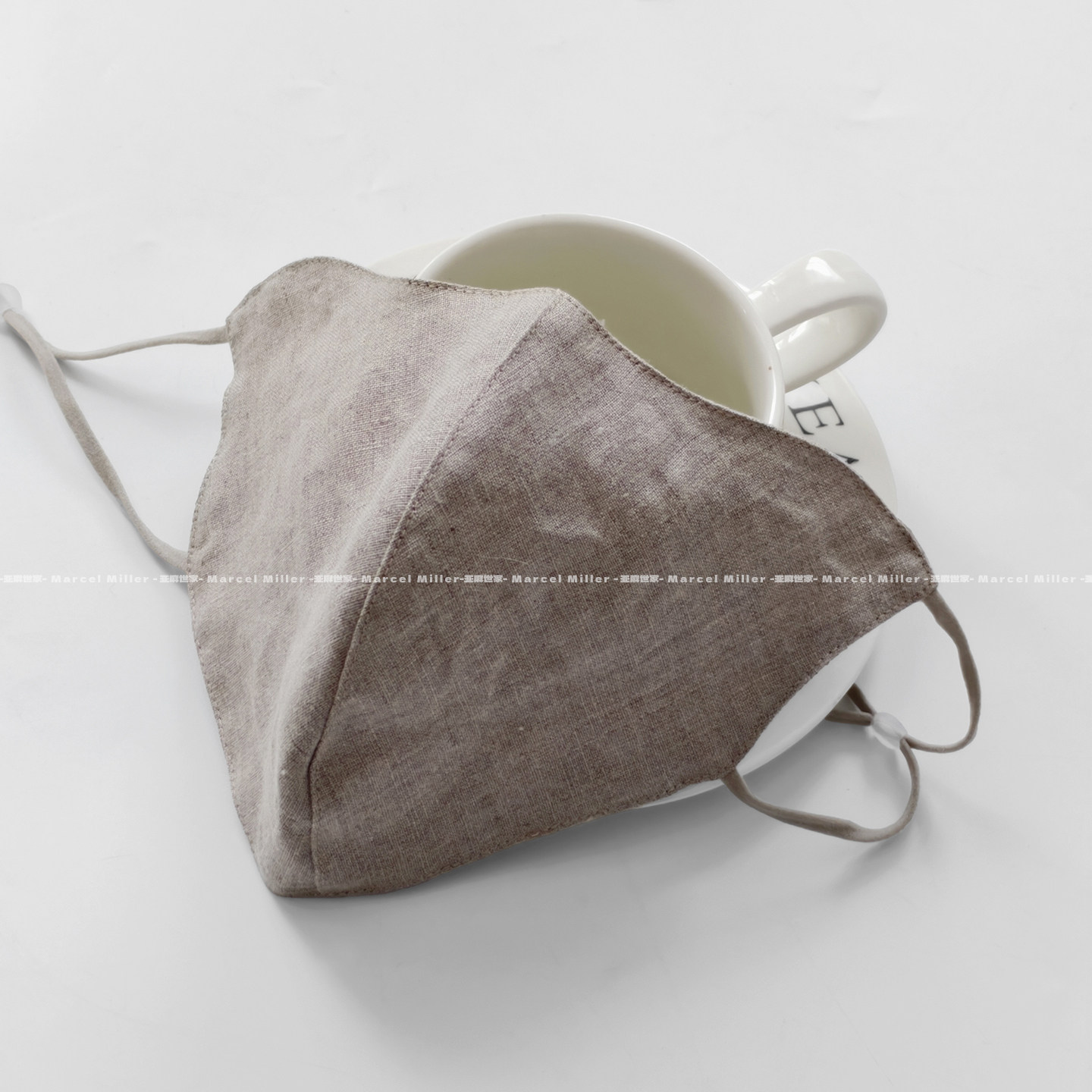 双层100%汉麻口罩 天然环保透气抑菌无异味清爽不粘腻可水洗面罩