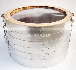 陕西汉中面皮蒸笼米皮笼屉 外包铝内铝米皮凉皮蒸笼制作工具秦镇