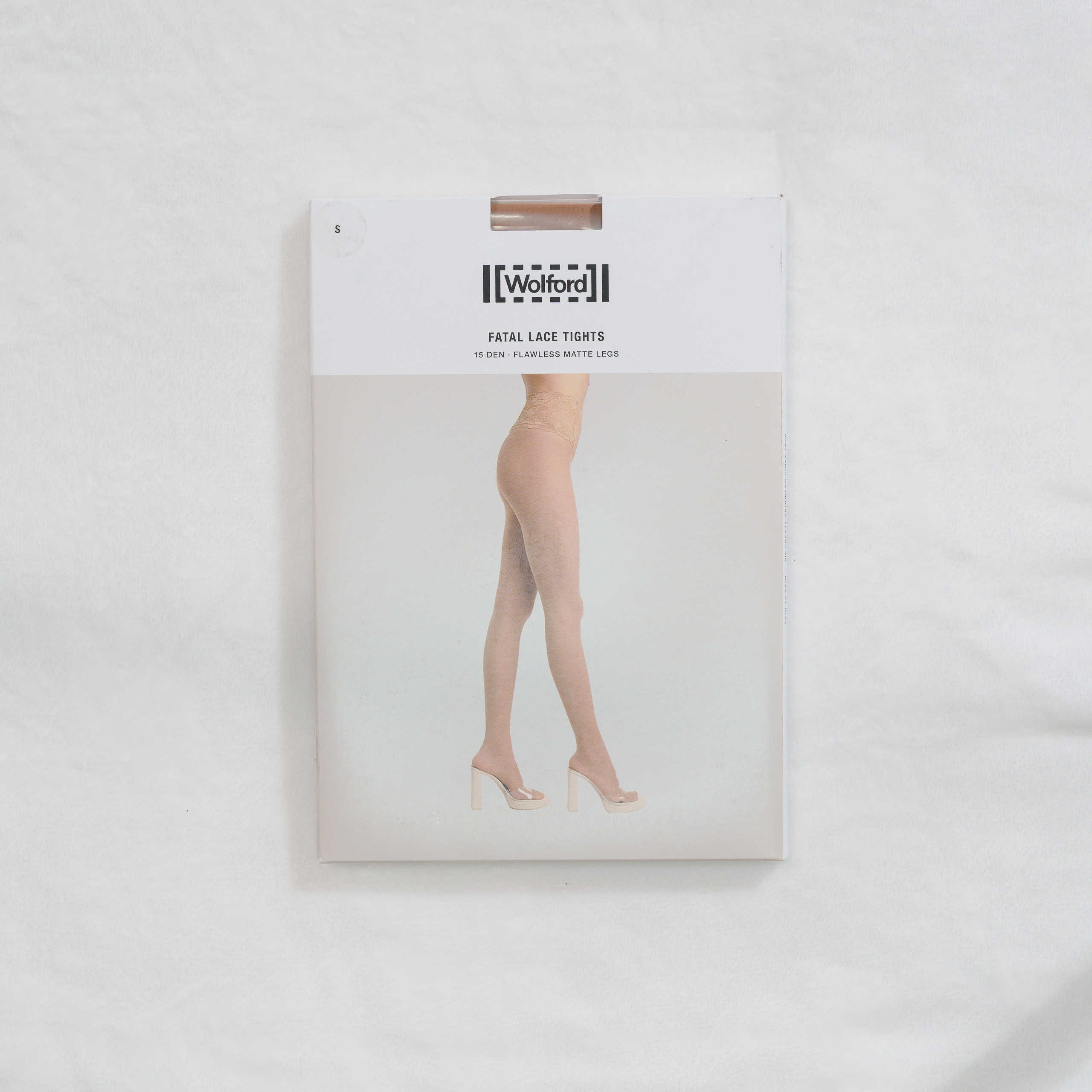 奥地利Wolford Fatal lace 15D 高腰柔软舒服无缝连裤丝袜 14962