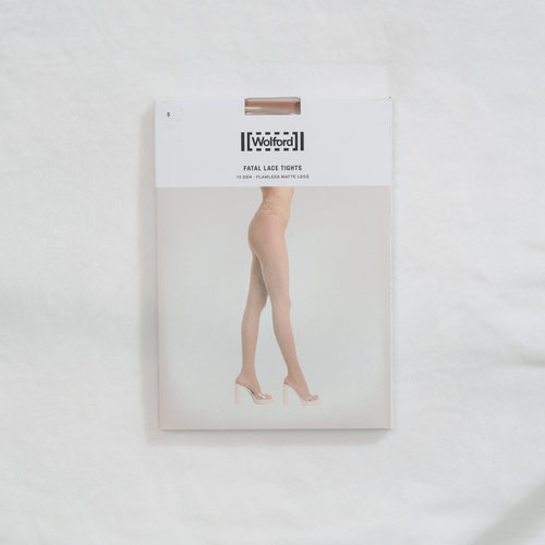 奥地利Wolford Fatal lace 15D 高腰柔软舒服无缝连裤丝袜 14962