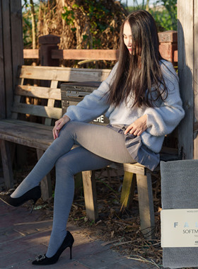 德国FALKE softmerino秋冬奢华美丽诺羊毛保暖打底连裤袜48425