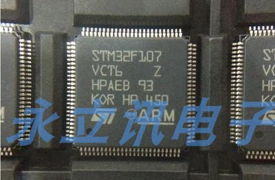 STM32F107VCT6 LQFP-100 ARM Cortex-M3 32位微控制器MCU 可直拍