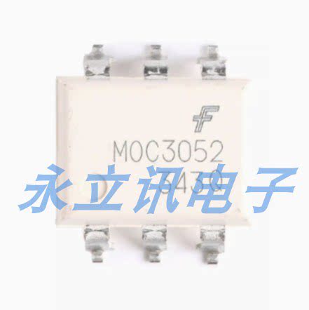 原装正品 贴片 MOC3052SR2M SOP-6 三极与SCR输出光电耦合器芯片
