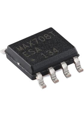 原装 MAX708TESA+T SOIC-8 +3V电压 低成本 微处理器监控电路芯片