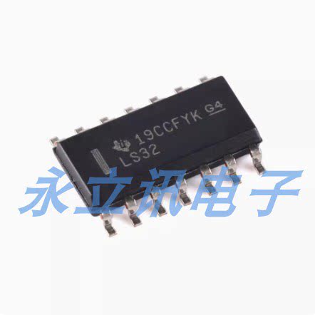 原装正品 SN74LS32DR 贴片 SOIC-14 逻辑门 四路2输入正或门芯片