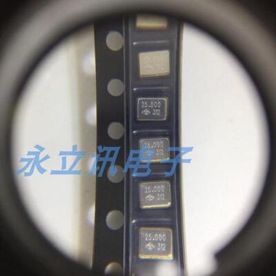 原装正品XXCCCLNANF-25M SMD3225 4P无源晶振 25MHz ±20ppm 10pF