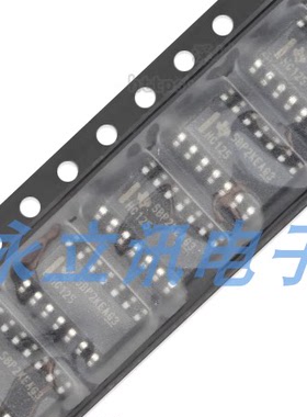 原装正品 SN74HC125DR SOIC-14三态输出四路总线缓冲器闸逻辑芯片