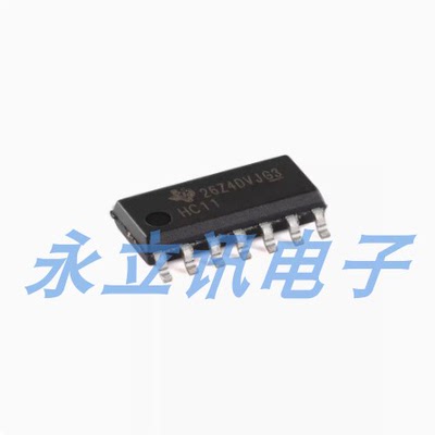 原装正品 贴片 SN74HC11DR SOIC-14 三路3输入与门芯片