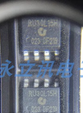 原装 贴片 RU30L15H SOP8 场效应管 P沟道 耐压:30V 电流:14.5A