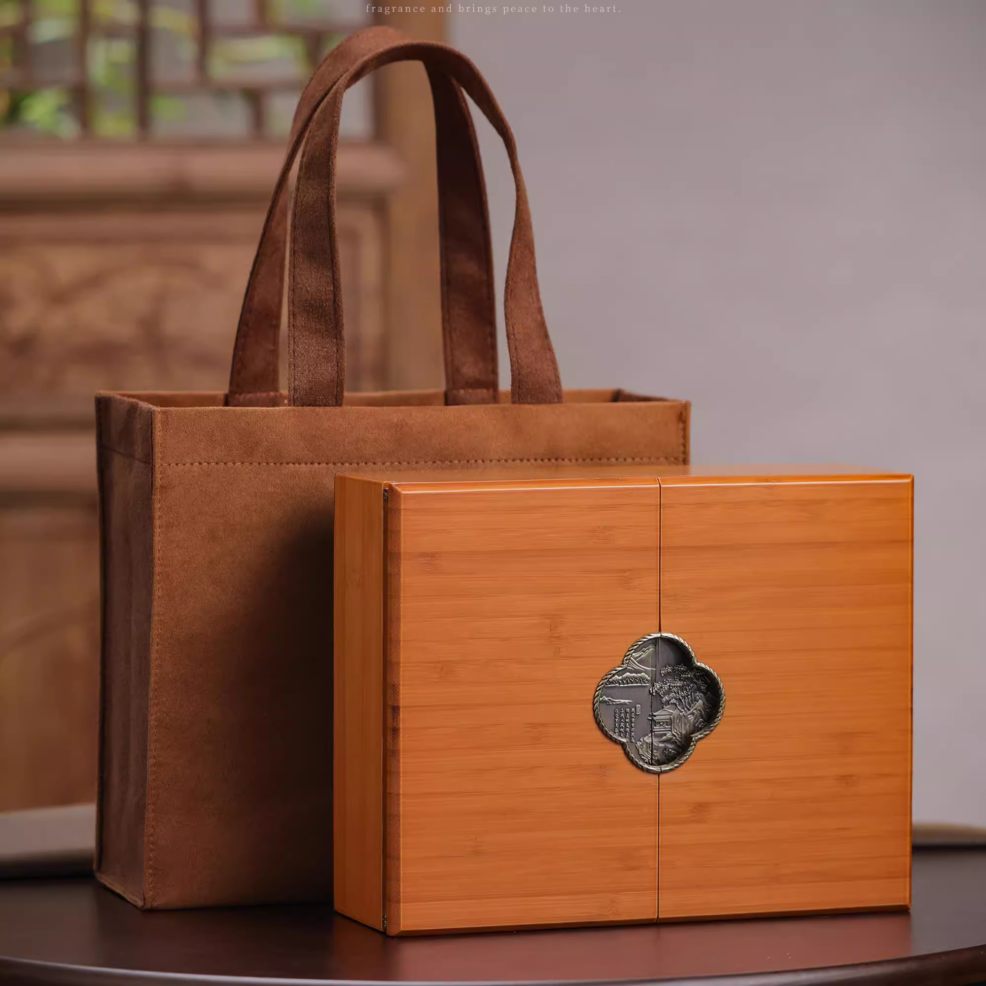 高档合金小罐茶竹盒通用红茶金骏眉绿茶龙井白茶银针茶叶包装礼盒