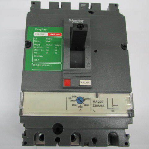 CVS250F 3P MA220 Schneider空气开关塑壳式断路器