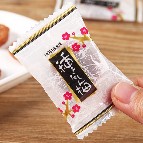 日式梅饼种なし梅有芒果脯葡萄梅子无核梅肉梅干原味特酸话梅零食 - 封面