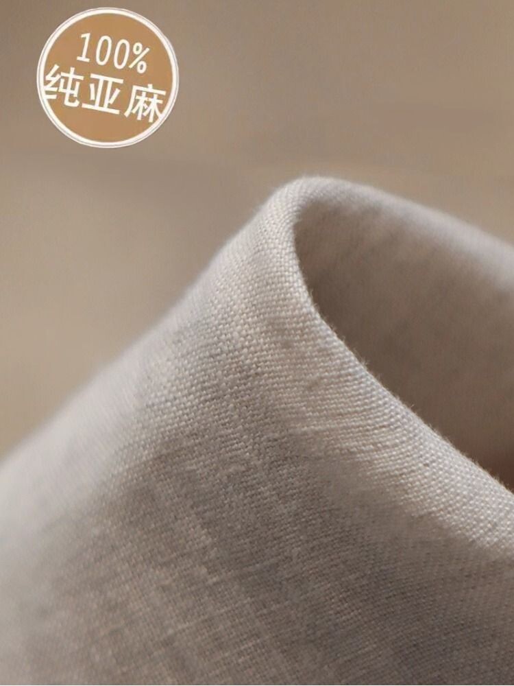 100%纯亚麻裤子男夏季薄款九分裤宽松显瘦休闲哈伦裤麻料直筒裤男