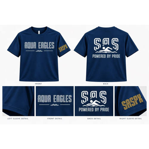 Aqua Eagles Supporting T shirt