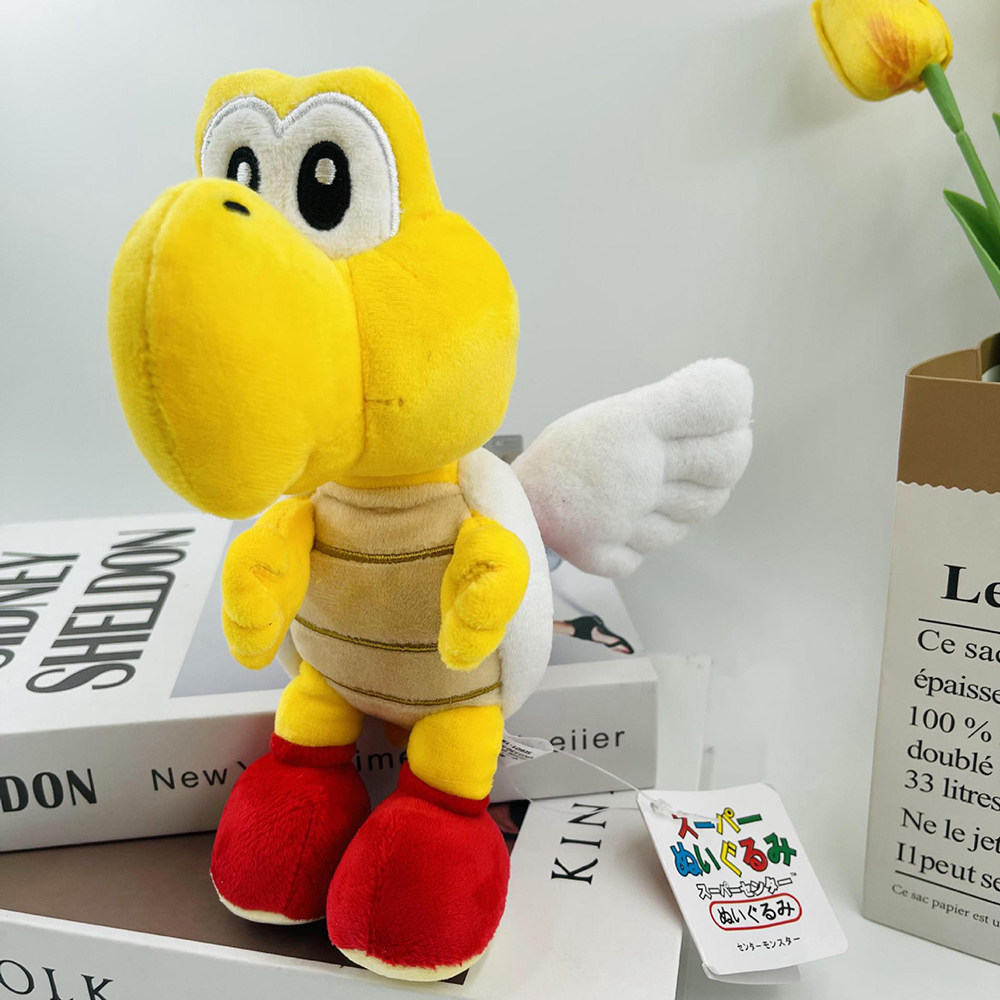 超级马力欧兄弟马里奥超级玛丽飞天诺库龟慢慢龟乌龟毛绒公仔玩具