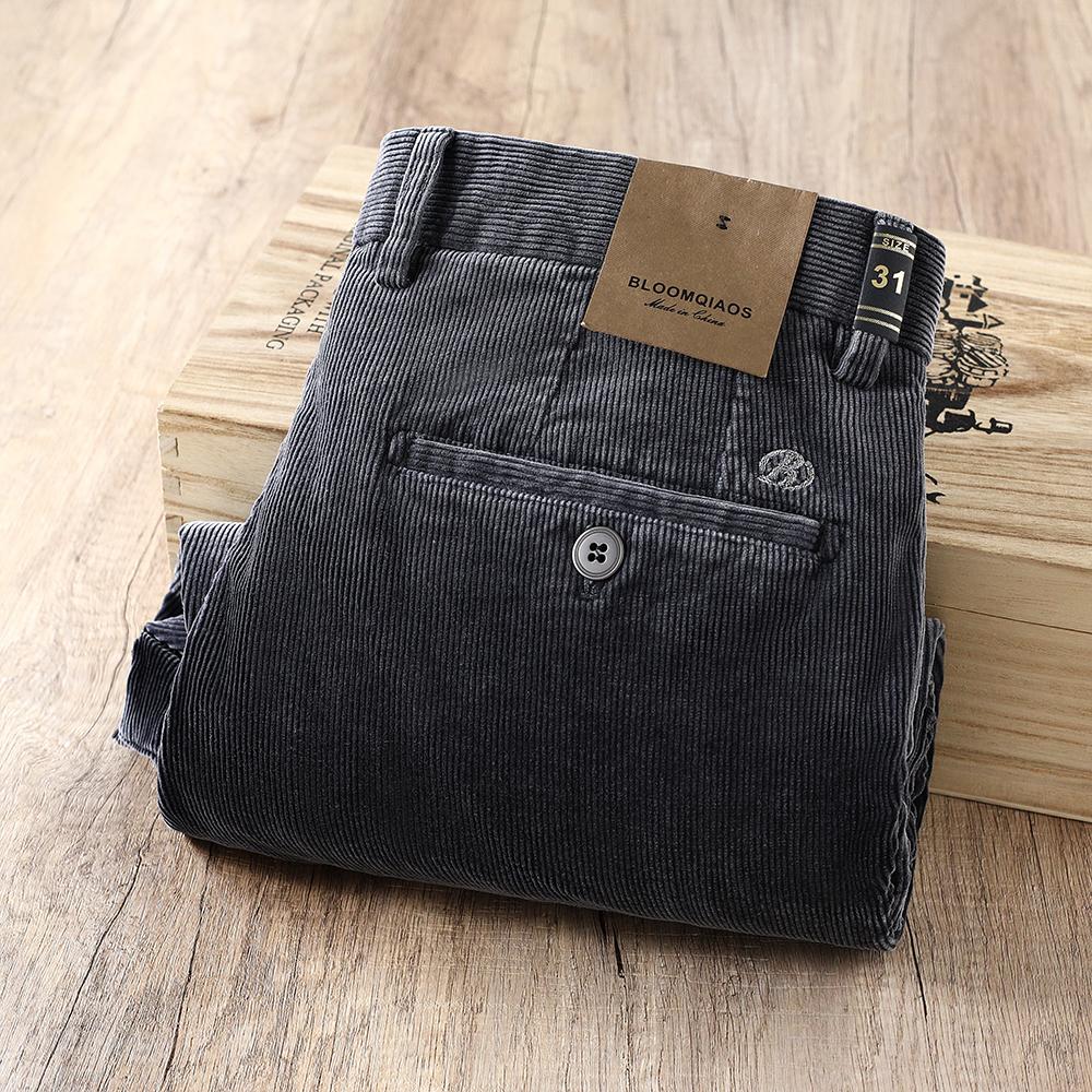 男士厚款直筒欧洲站秋冬休闲裤