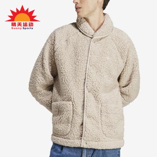 阿迪达斯正品男子加绒外套