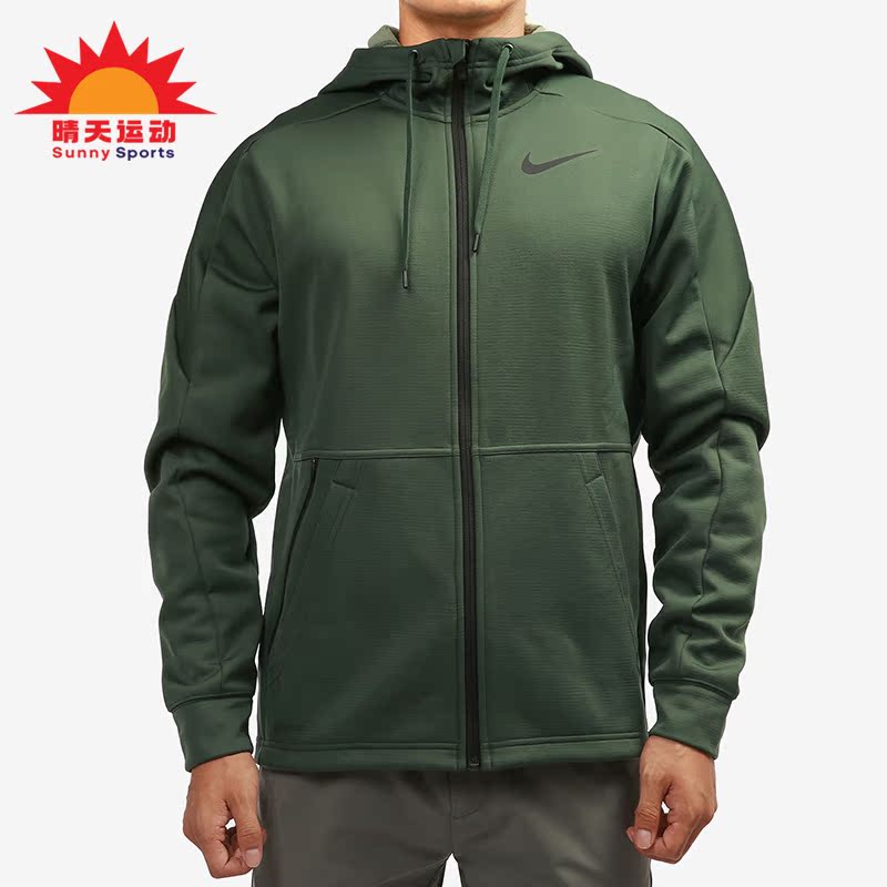 耐克休闲男连帽全长拉链长袖外套