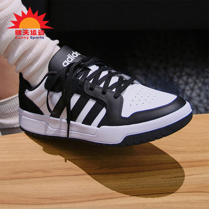 阿迪达斯男女款篮球风低帮运动鞋