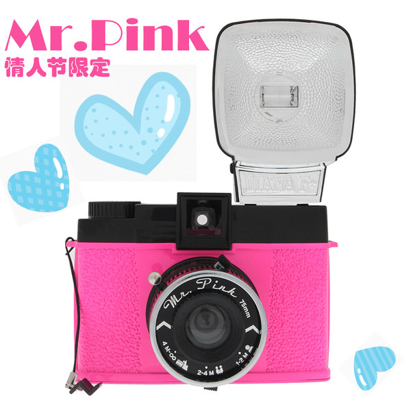 Ретро Lomo камера 120 Фильм Diana F+ розовый мистер  Mr.Pink день святого валентина предел бесплатная доставка