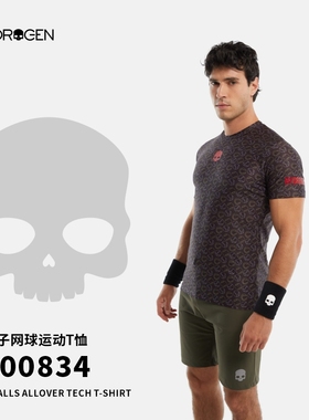 HYDROGEN氢原子 23年新款短袖户外跑步健身网球运动T恤衫 T00834