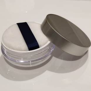 大号网面大容量珍珠蜜散粉分装盒带镜子可装大粉扑弹力网不漏粉