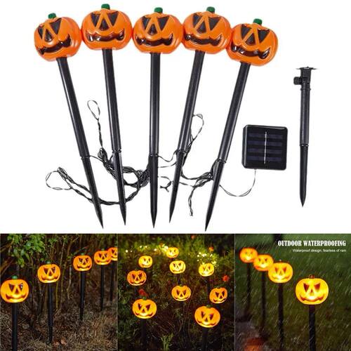 Halloween Pumpkin Lights Outdoor Solar Lawn Lamp Pumpkin Lan