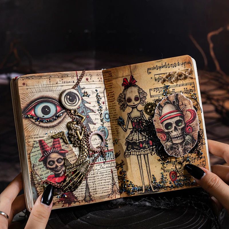 30 pcs Vintage Decor paper Set Diy Scrapbooking material Lab