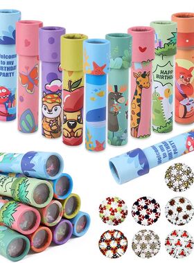 5/10pcs Rotating Kaleidoscope Science Toys for Kids Birthday
