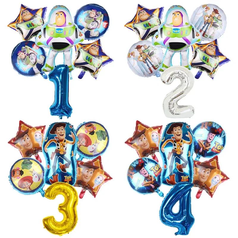 Toy Story Foil Balloons Buzz Lightyear Woody Birthday Party