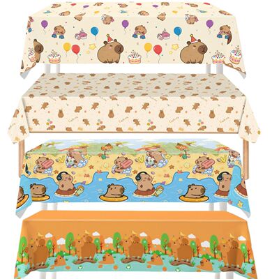Capybara Birthday Tableclo Birthday Fecoration Capybara Tabl