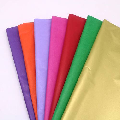 5pcs Tissue Paper 50*66CM Craft Paper Floral Wrapping Scrapb