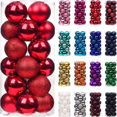 24/36Pcs Christmas Ball Christmas Tree Decoration Ornaments